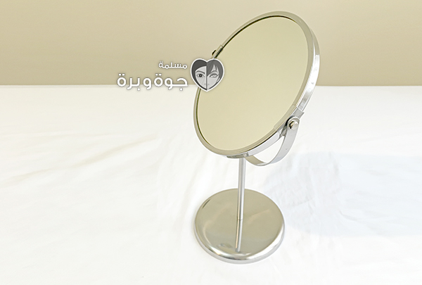 ikea-haul-stainless-steel-magnifying-mirror